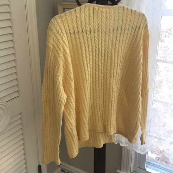 Talbots yellow sweater. NWOT. 3X - Picture 5 of 5